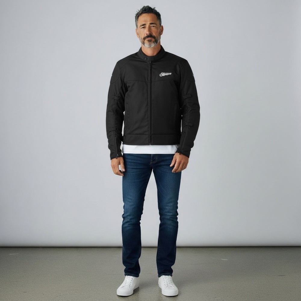 Firstgear‎ Men's High Performance Hypertex Mesh Biker Jacket Black Size Large